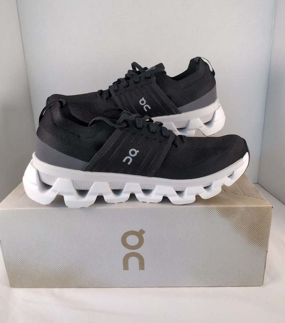 NEW On Cloudswift 3 Running Shoes Black and White 9W/7.5M - Picture 3 of 10